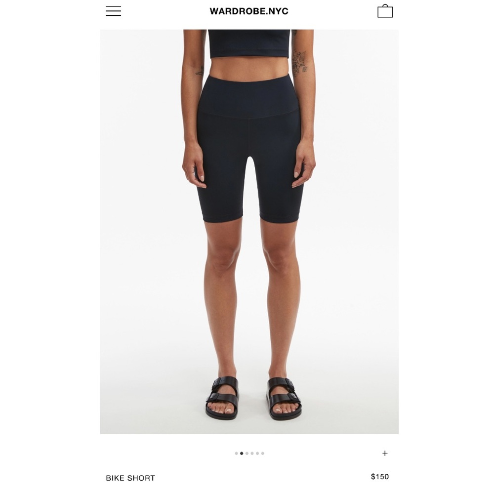 WARDROBE.NYC Biker Short, Black, Size Medium, Excellent Condition